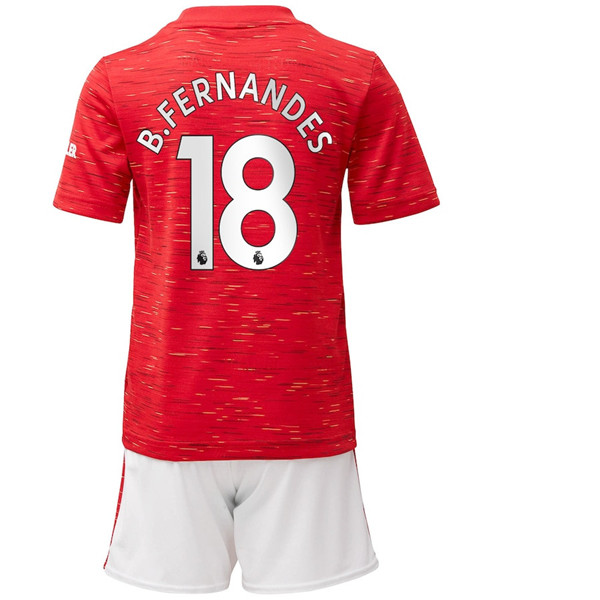 Camiseta Manchester United (B.Fernandes 18) Niños Titular 2020/2021