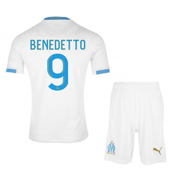 Camiseta Marsella OM (Benedetto 9) Niños Titular 2020/2021