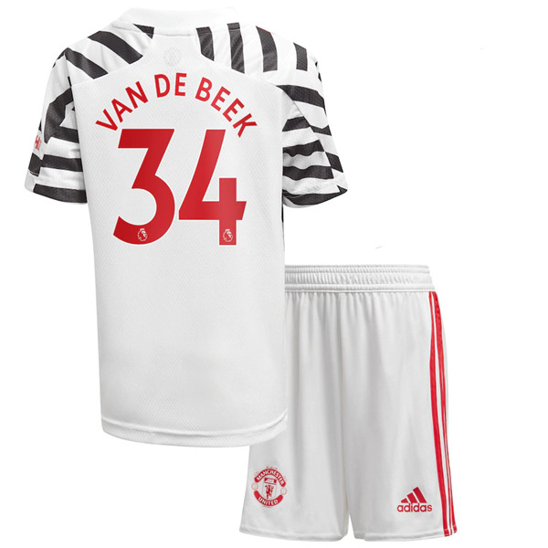 Camiseta Manchester United (BVan De Beek 34) Niños Tercero 2020/2021