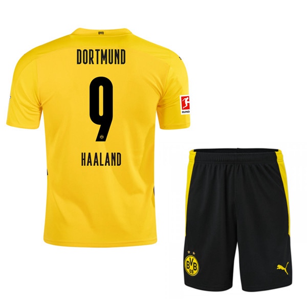 Camiseta Dortmund BVB (HAALAND 9) Niños Titular 2020/2021