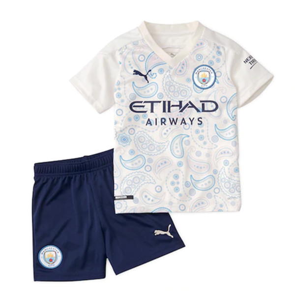 Camisetas De Futbol Manchester City Niños Tercero 2020/2021