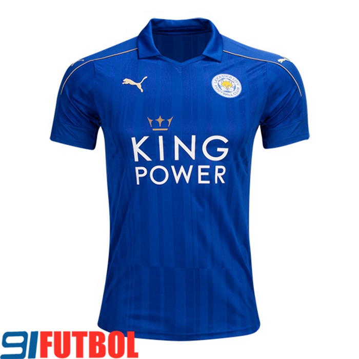 Camiseta Futbol Leicester City Retro Titular 2016/2017