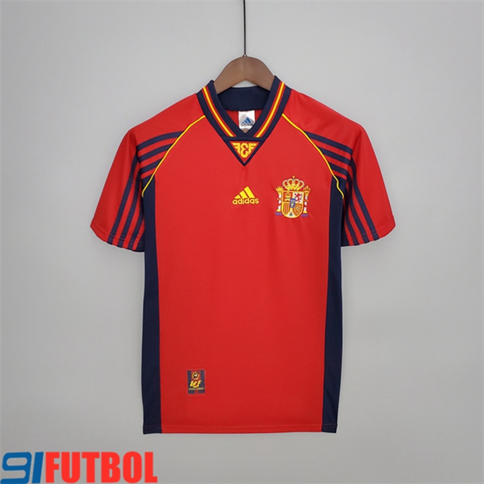 Camisetas De Futbol España Retro Titular 1998