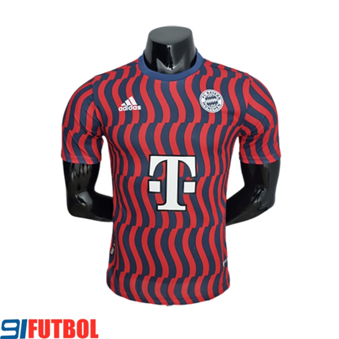 Training T-Shirts Bayern Munich Rojo/Azul 2022/2023