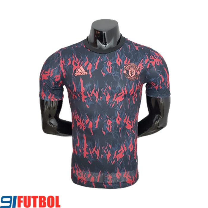 Training T-Shirts Manchester United Rojo/Negro 2022/2023