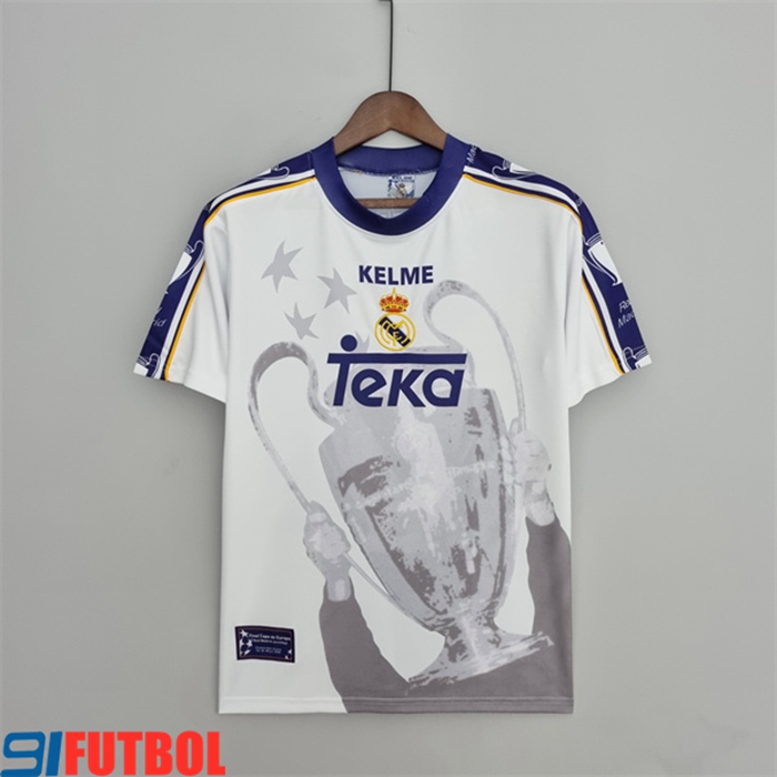 Camiseta Futbol Real Madrid Retro Champions League 7 1996/1997