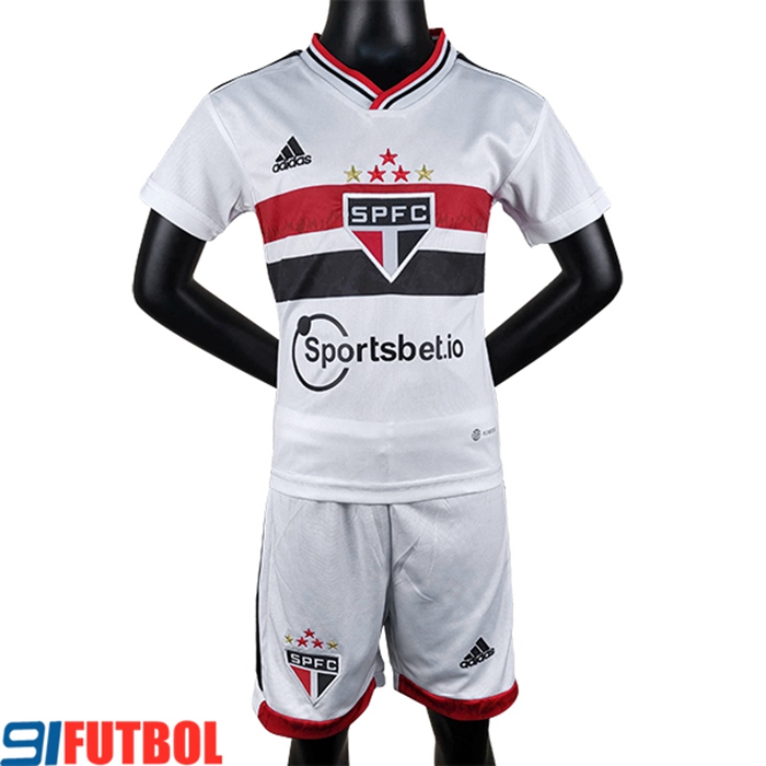 Camiseta Futbol Sao Paulo FC Ninos Titular 2022/2023