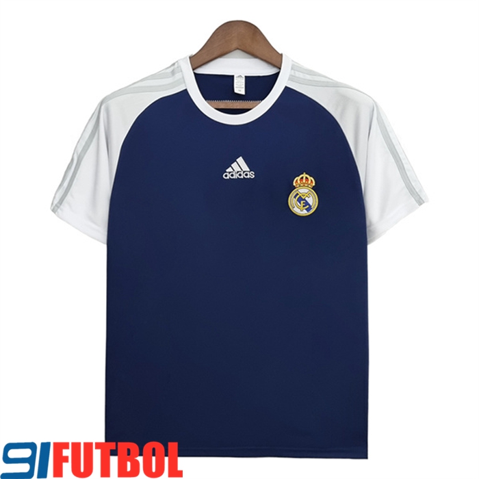 Camiseta Entrenamiento Real Madrid Blanco/Azul 2022/2023