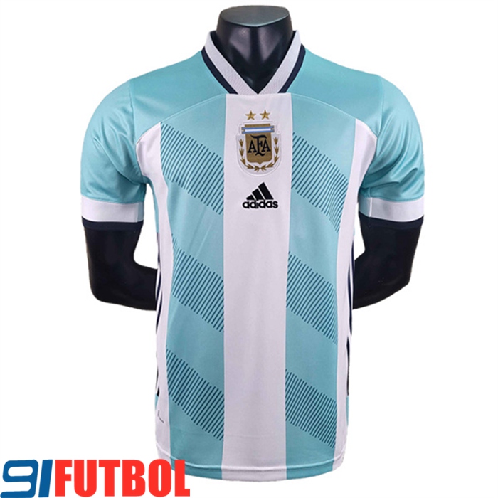 Camisetas De Futbol Argentina Azul/Blanco Copa Del Mundo 2022