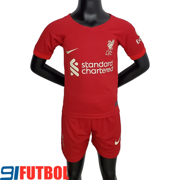 Camisetas De Futbol FC Liverpool Ninos Primera 2022/2023