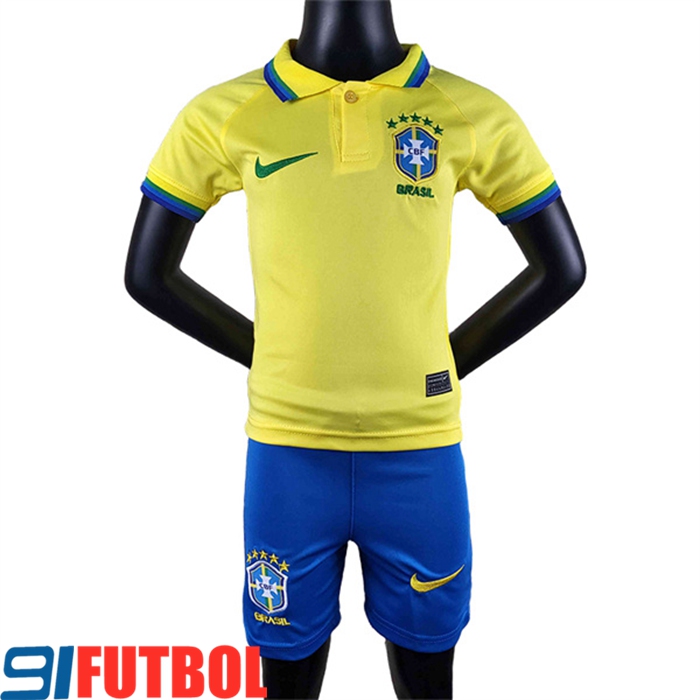 Camisetas De Futbol Brasil Ninos Primera 2022/2023