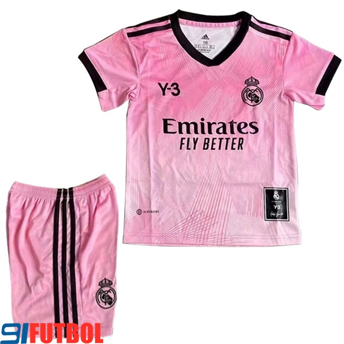 Camisetas De Futbol Real Madrid Ninos Y3 Rose 2022/2023
