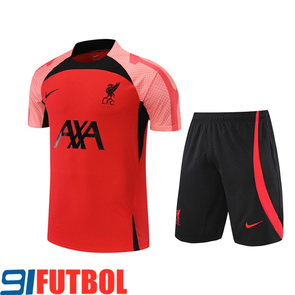 Camiseta Entrenamiento +Cortos FC Liverpool Rojo 2022/2023