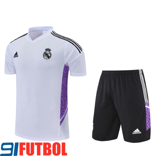 Camiseta Entrenamiento +Cortos Real Madrid Negro 2022/2023