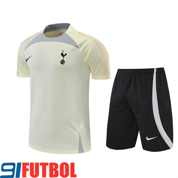 Camiseta Entrenamiento + Pantalones Tottenham Hotspur Amarillo 2022/2023