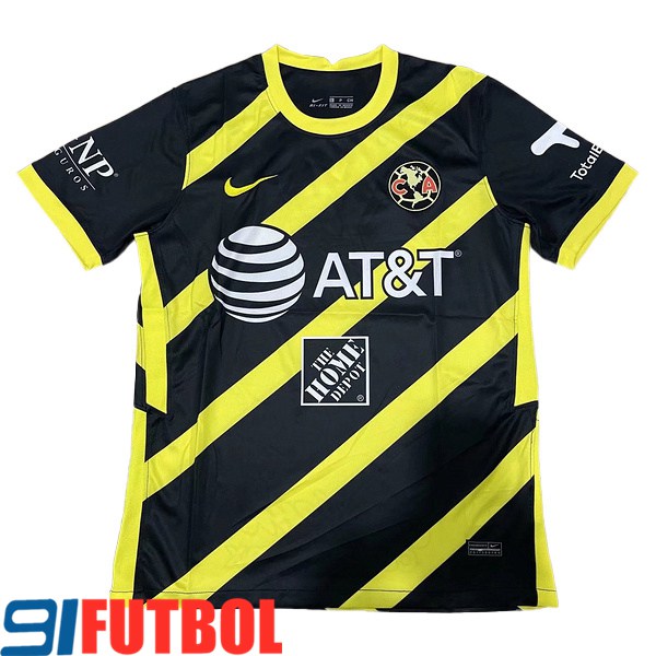 Camiseta Entrenamiento Club America Negro/Amarillo 2022/2023