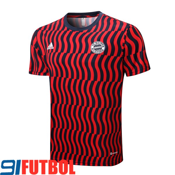 Camiseta Entrenamiento Bayern Munich Rojo/Negro 2022/2023