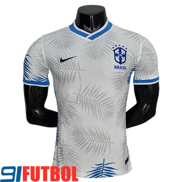 Camisetas De Futbol Brasil Player Version Classic Blanco Copa Del Mundo 2022