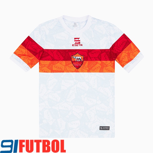 Camisetas De Futbol AS Roma Portero Blanco 2022/2023