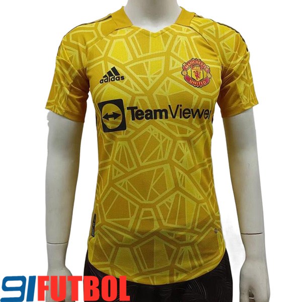 Camisetas De Futbol Manchester United Portero Amarillo 2022/2023