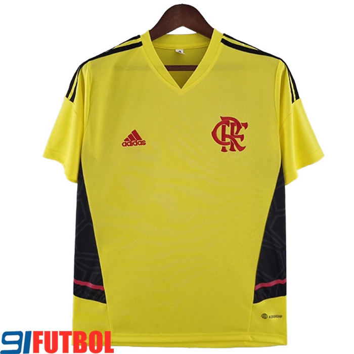 Camiseta Entrenamiento Flamengo Amarillo 2022/2023