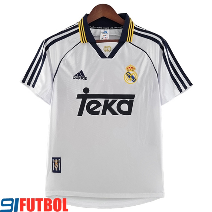 Camisetas De Futbol Real Madrid Retro Primera 2000/2001