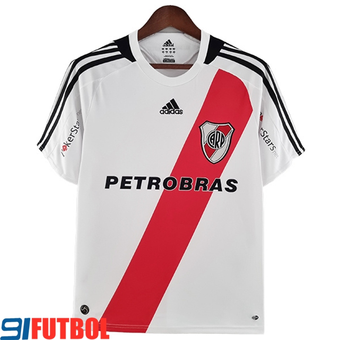 Camisetas De Futbol River Plate Retro Primera Manga Larga 2009/2010