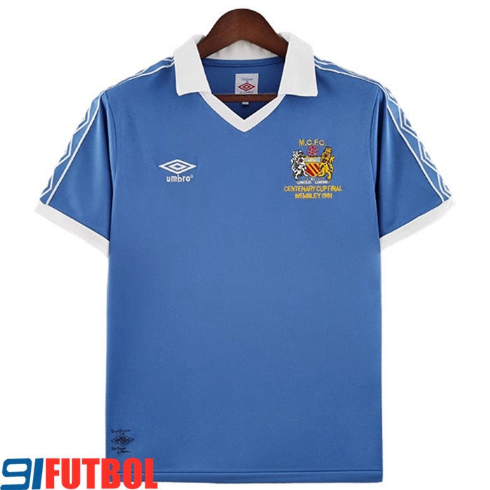 Camisetas De Futbol Manchester City Retro Primera 1981/1982