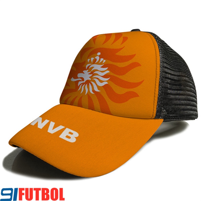 Gorra De Futbol Países Bajos Naranja 2023