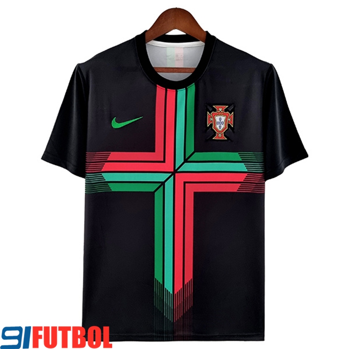 Camiseta Equipo Nacional Portugal Concept Negro 2022/2023