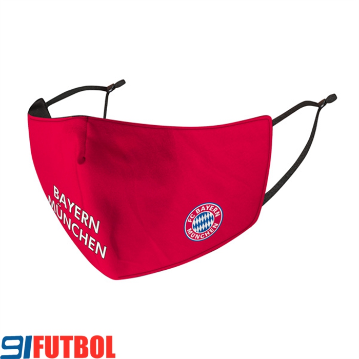 Mascarilla Futbol Bayern Munich Rojo Reutilisable -02