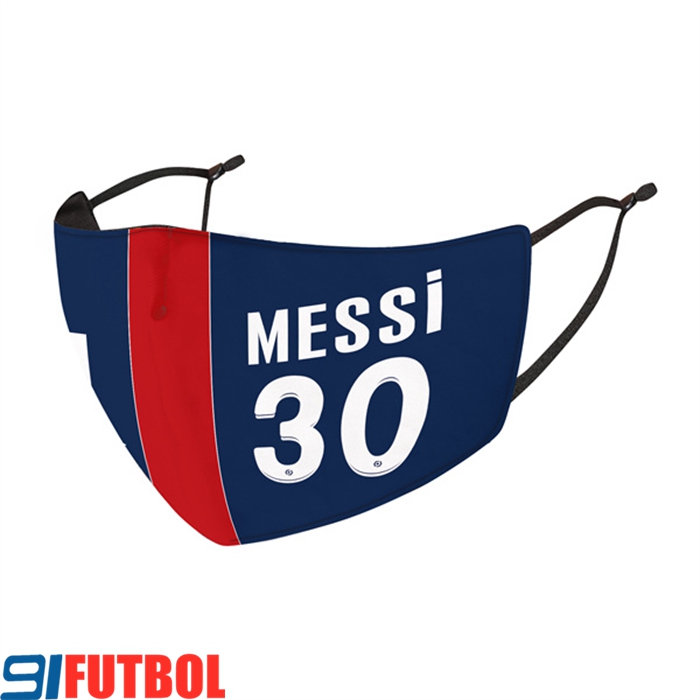 Mascarilla Futbol PSG Messi 30 Reutilisable
