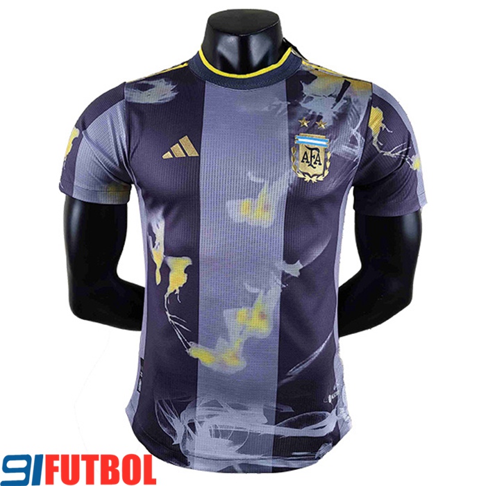 Camisetas De Futbol Argentina Negro/Gris Copa Del Mundo 2022