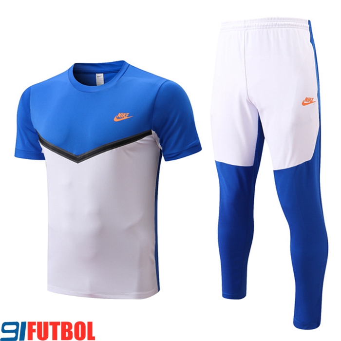 Camiseta Entrenamiento Nike + Pantalones Azul/Blanco 2022/2023