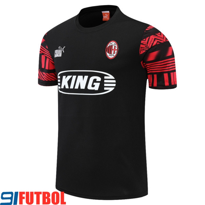 Camiseta Entrenamiento AC Milan Negro 2022/2023