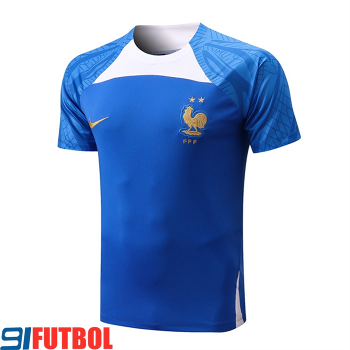 Camiseta Entrenamiento Francia Azul 2022/2023