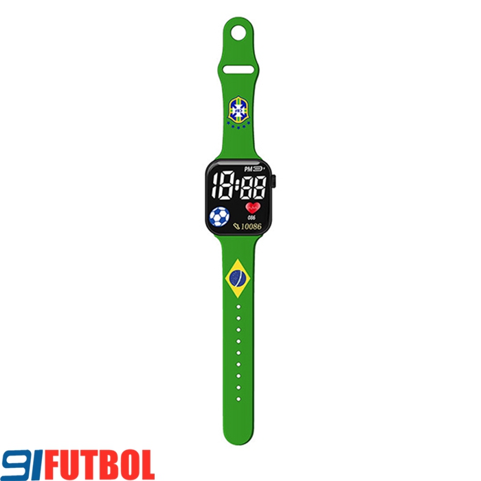 Reloj Brasil Copa Del Mundo 2022