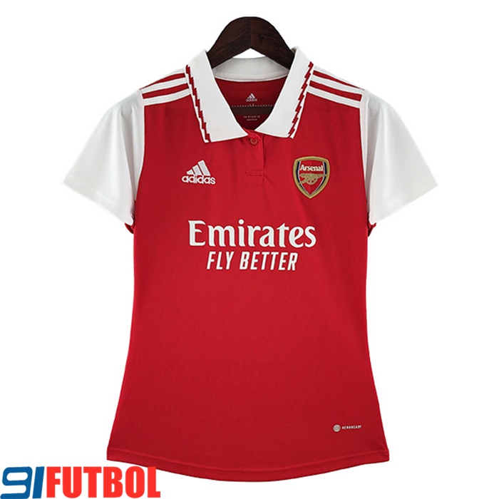 Camisetas De Futbol Arsenal Mujer Primera 2022/2023