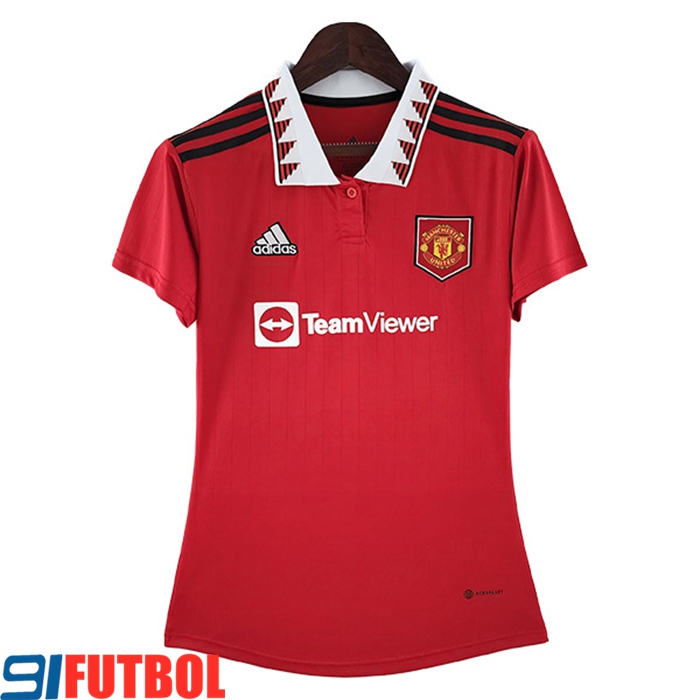 Camisetas De Futbol Manchester United Mujer Primera 2022/2023