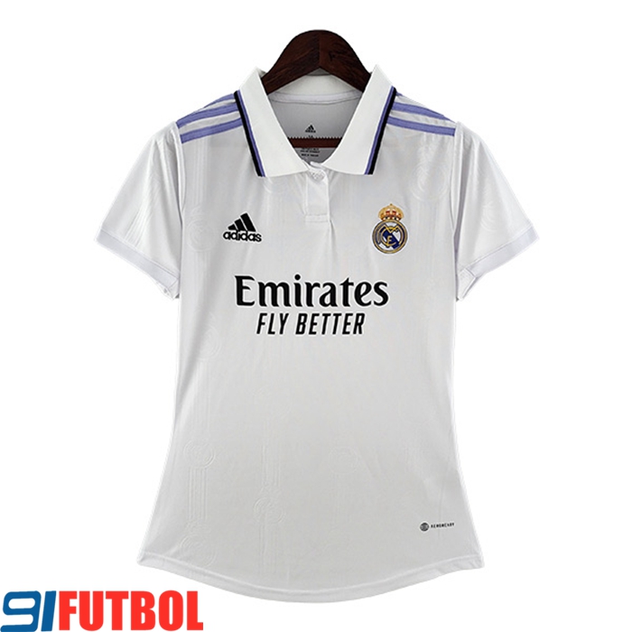 Camisetas De Futbol Real Madrid Mujer Primera 2022/2023