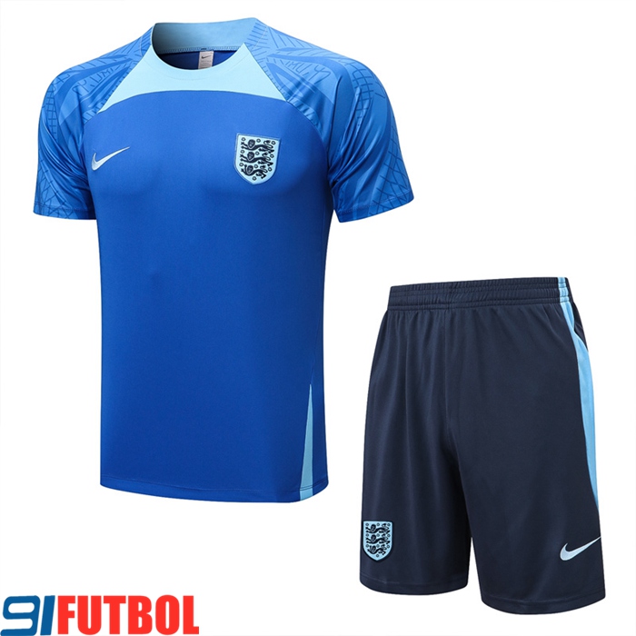 Camiseta Entrenamiento + Cortos Inglaterra Azul 2022/2023