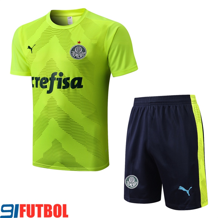 Camiseta Entrenamiento + Cortos Palmeiras Verde 2022/2023