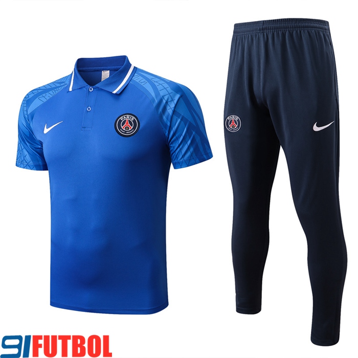 Camiseta Polo PSG Azul 2022/2023