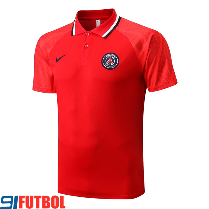 Camiseta Polo PSG Rojo 2022/2023
