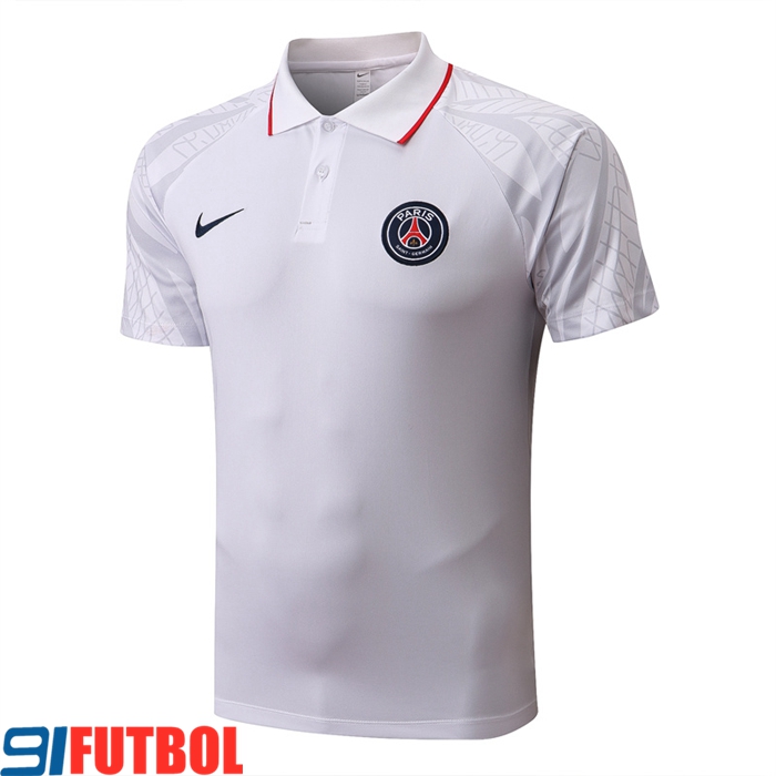 Camiseta Polo PSG Blanco 2022/2023
