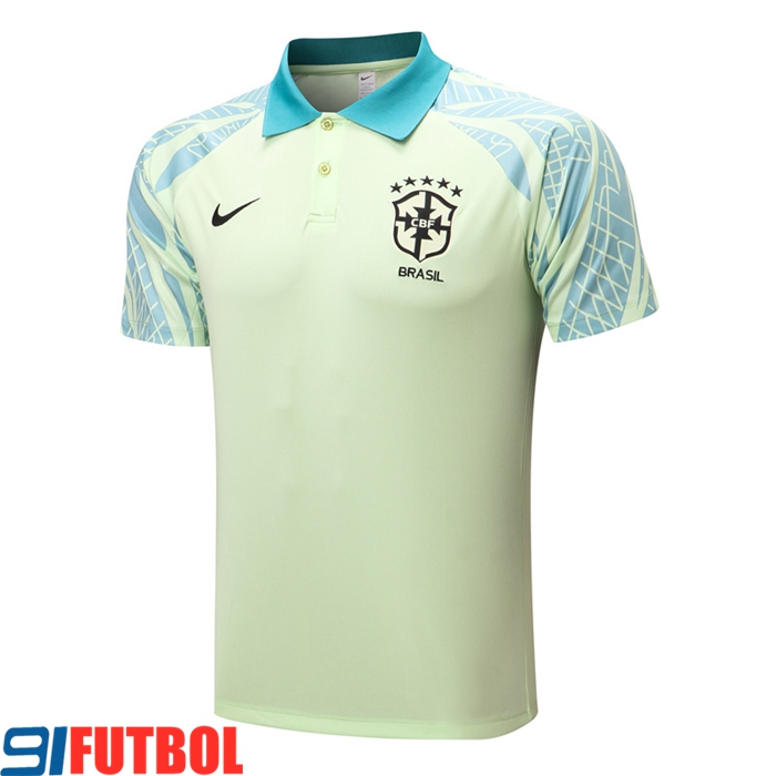 Camiseta Polo Brasil Verde 2022/2023
