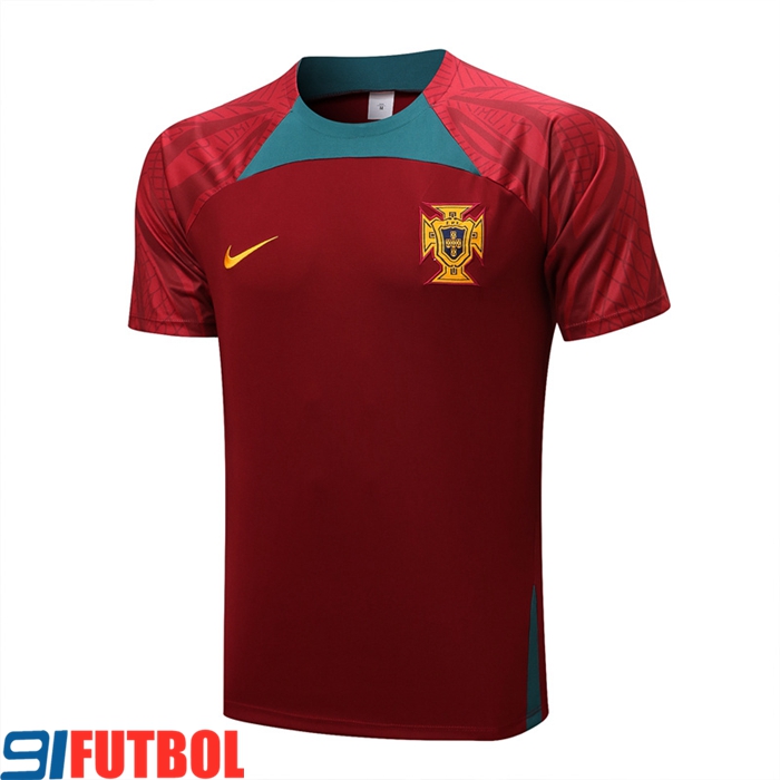 Camiseta Entrenamiento Portugal Rojo 2022/2023