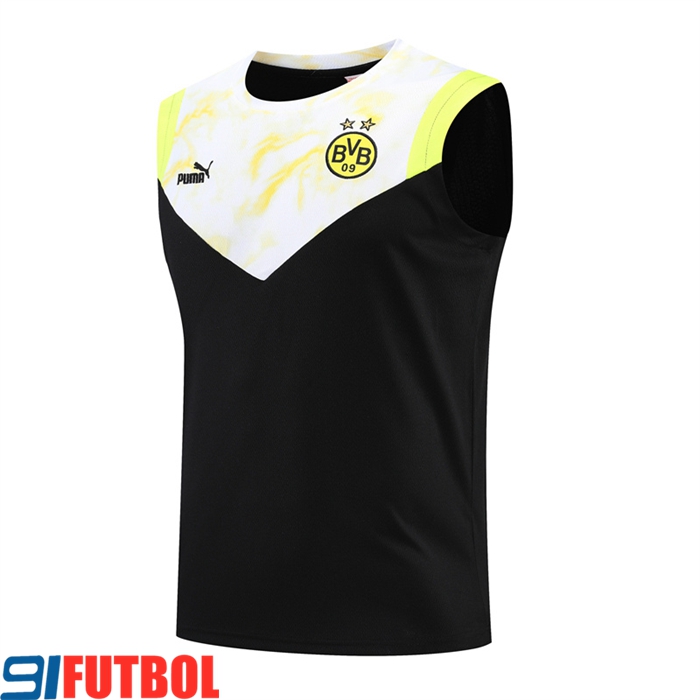 Camiseta Entrenamiento sin mangas Dortmund Negro 2022/2023