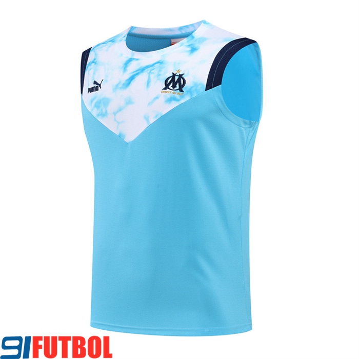 Camiseta Entrenamiento sin mangas Marsella OM Azul 2022/2023