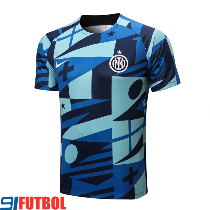 Camiseta Entrenamiento Inter Milan Azul/Verde 2022/2023